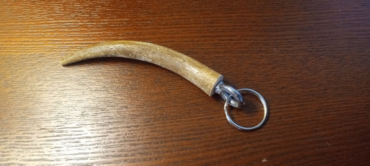 Handmade Deer Antler Keychain