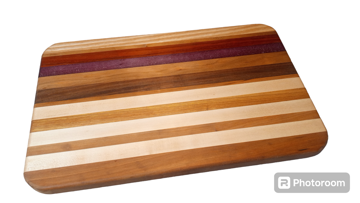 Hardwood Cutting Board, Beautiful Multi woods