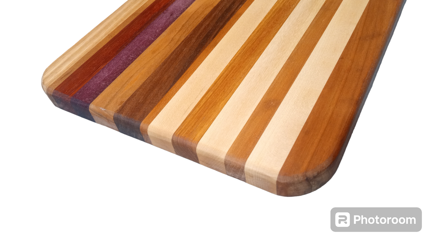 Hardwood Cutting Board, Beautiful Multi woods