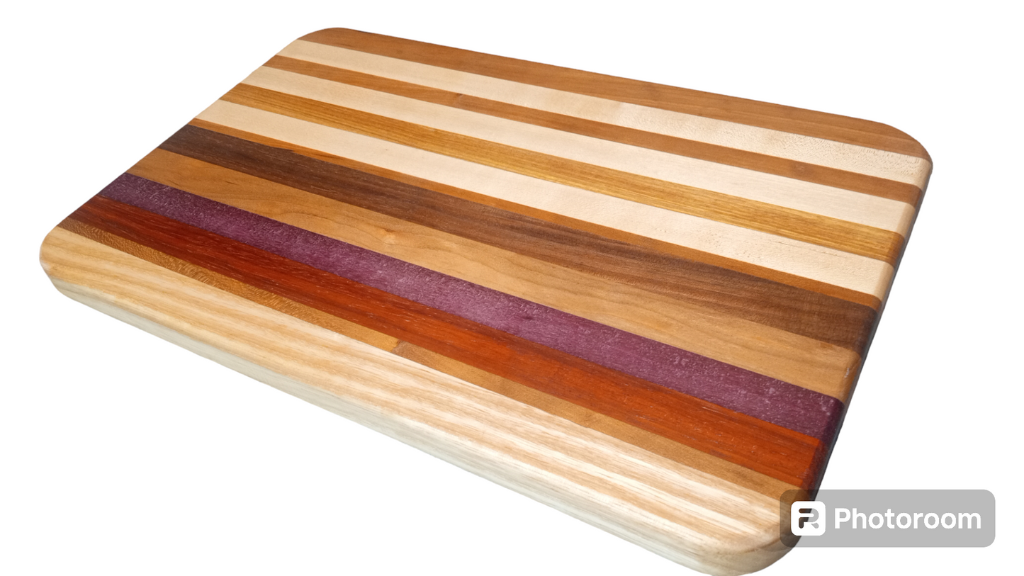 Hardwood Cutting Board, Beautiful Multi woods