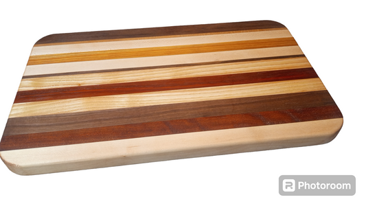 Hardwood Cutting Board,Medium sized 9-3/4 x16"