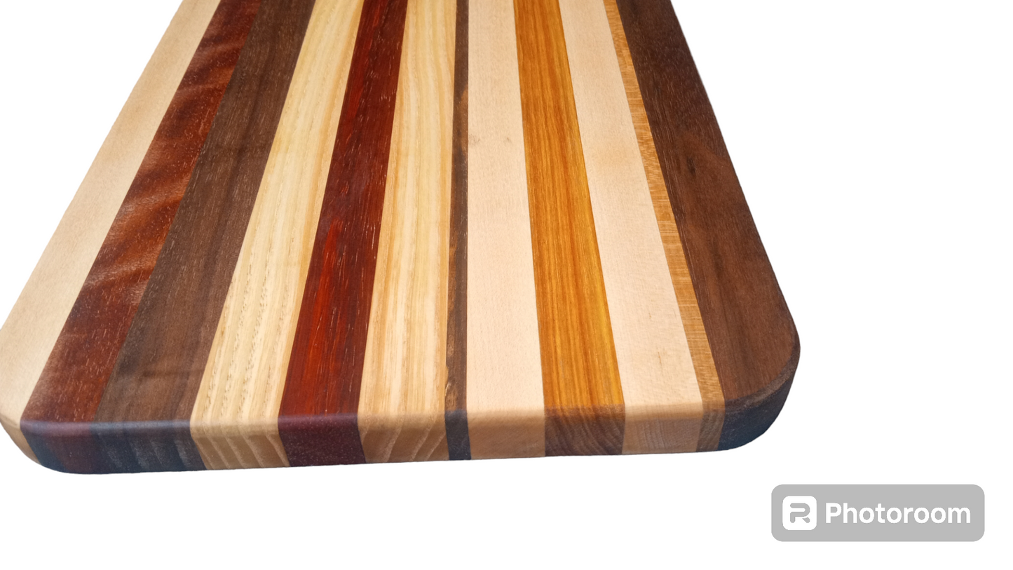 Hardwood Cutting Board,Medium sized 9-3/4 x16"