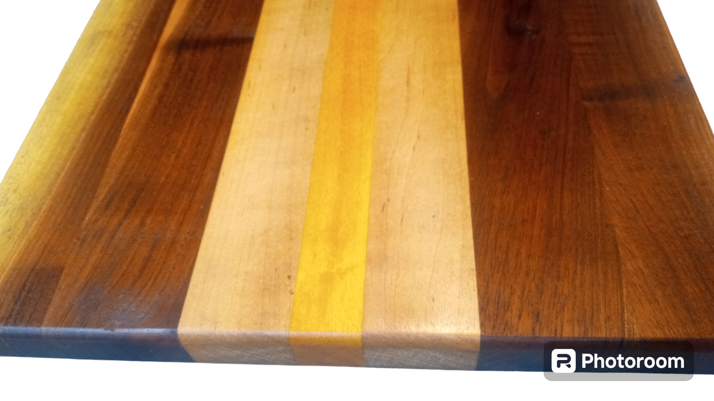 Handcrafted hardwood cutting board